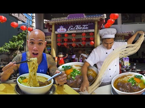 CHINATOWN Street Food Tour in Binondo Manila - HOPIA &amp; LAMIAN + FILIPINO CHINESE FOOD IN PHILIPPINES